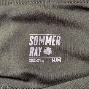 Wrong size. Tried on, but never worn. Cute & squat proof. Pockets & V-waist.